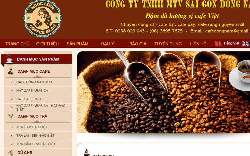dongnamcoffee.com
